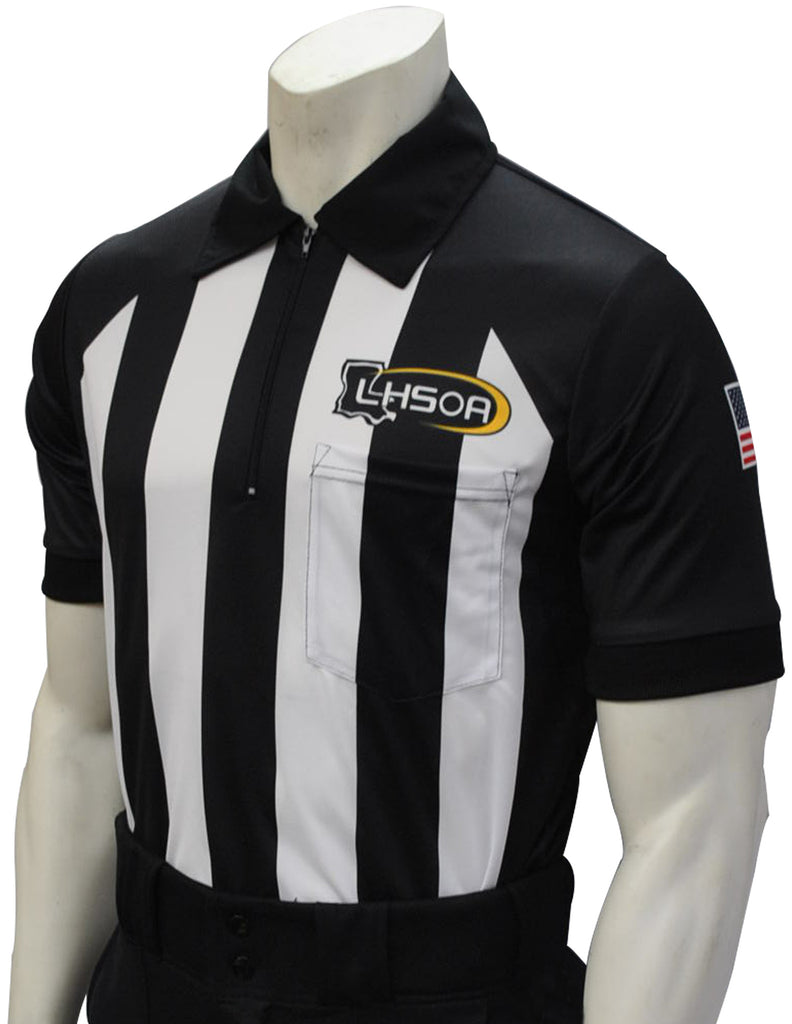 USA155LA- Smitty USA - Dye Sub Louisiana Football Short Sleeve Shirt – NFHS  Officials Store