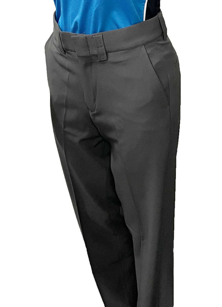 BBS359HG- NEW Women's Smitty 4-Way Stretch FLAT FRONT BASE PANTS w –  NFHS Officials Store