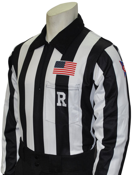 Smitty 2 Stripe Heavyweight Interlock Long Sleeve Football